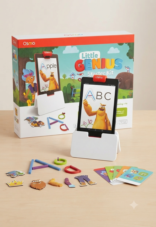 Osmo Little Genius Starter Kit – Set Apprendimento Creativo e Interattivo