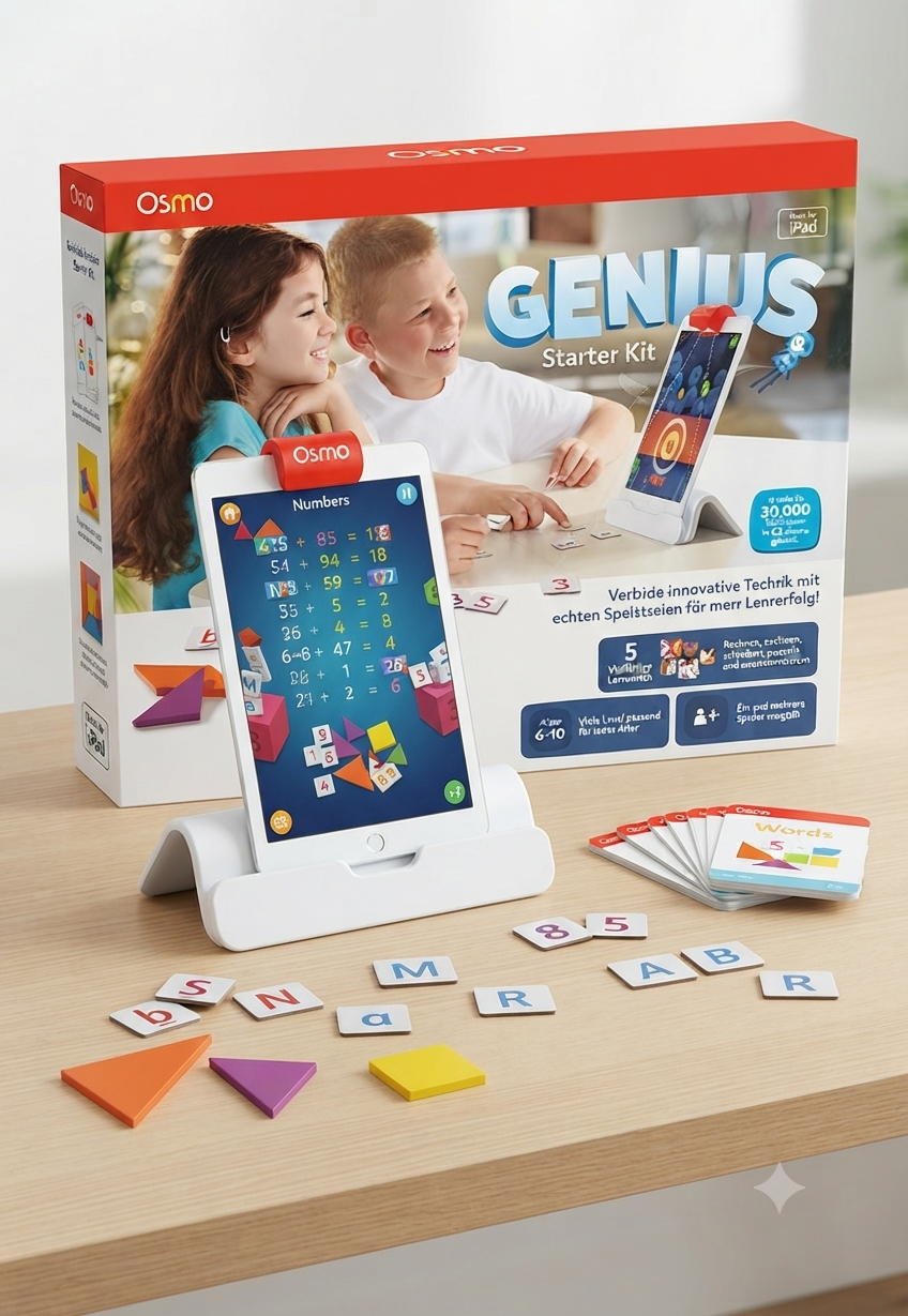 Osmo Genius Starter Kit – Gioco Educativo Interattivo per iPad