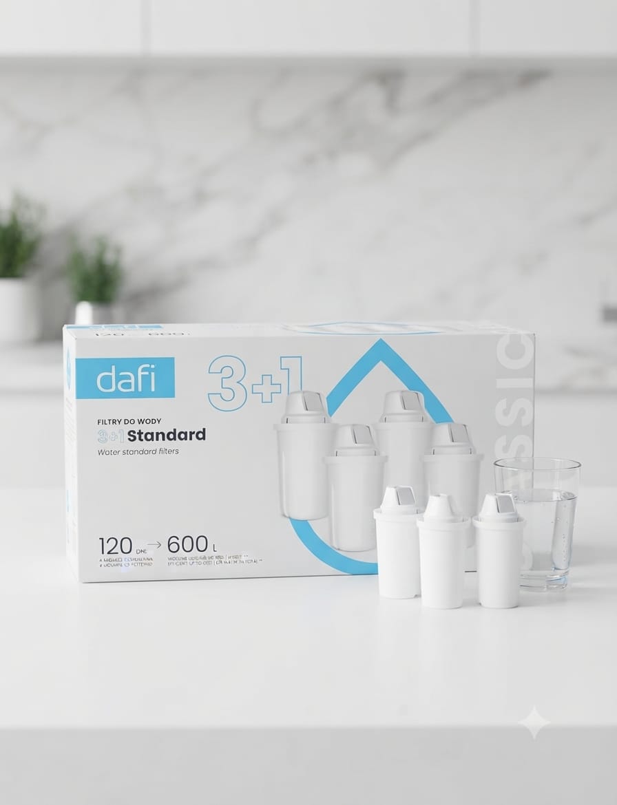Dafi Classic Standard – Set Filtri Acqua 3+1 (Kit Risparmio 4 Mesi)