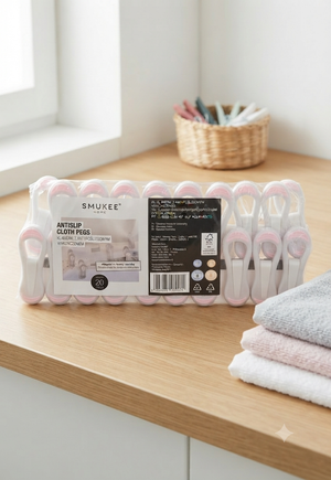 Mollette Antiscivolo per Bucato (Set da 20 pezzi) Smukee Home