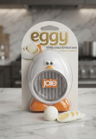 Affetta-uova Divertente e Professionale – Accessorio da Cucina Originale Eggy