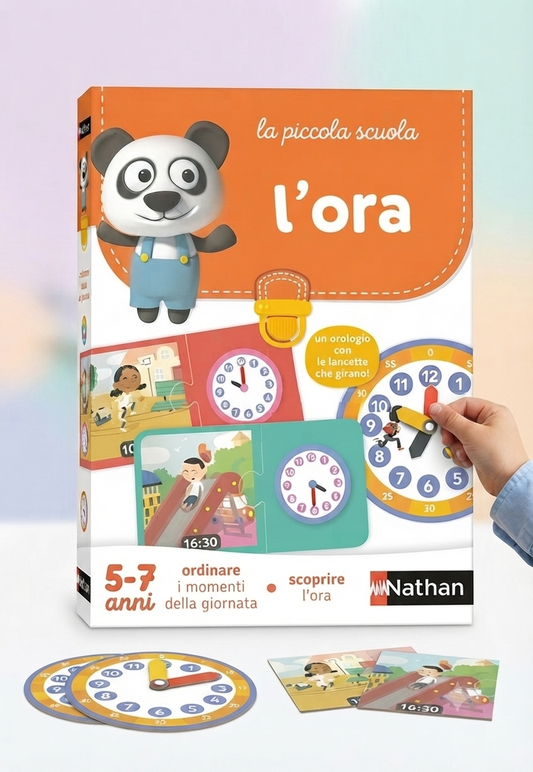 Gioco Educativo: "Imparare l'Orologio" – Metodo Nathan, 5-7 anni