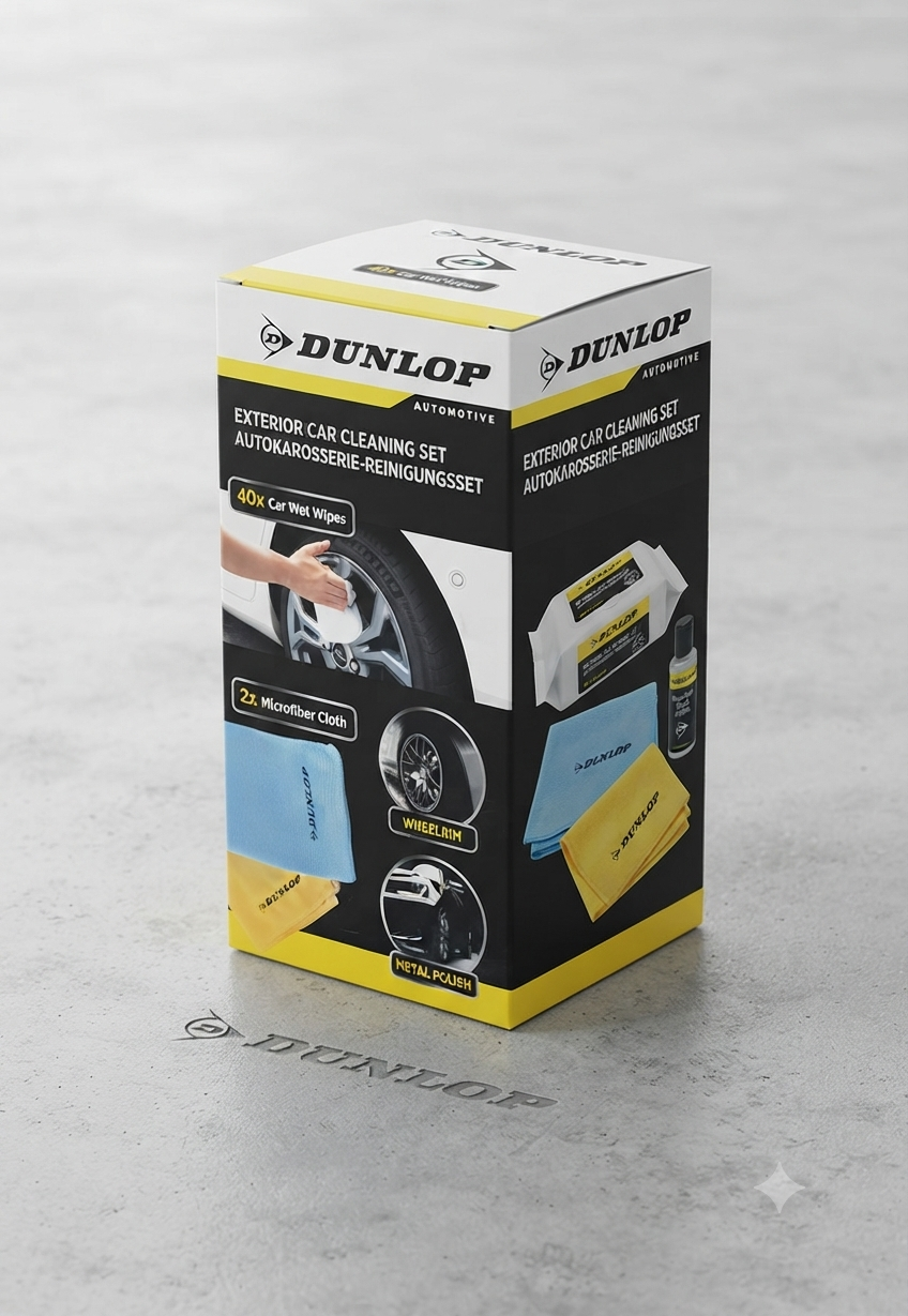 Set Completo Pulizia Esterni Auto: Salviette, Panni in Microfibra