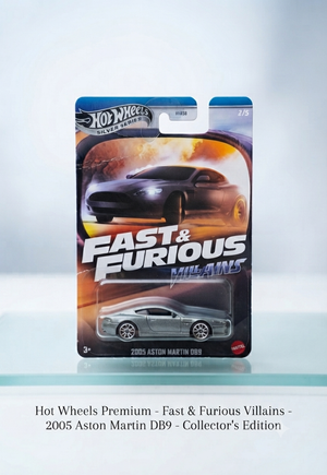 Hot Wheels Premium - Fast & Furious Villains - 2005 Aston Martin DB9 - Collector's Edition