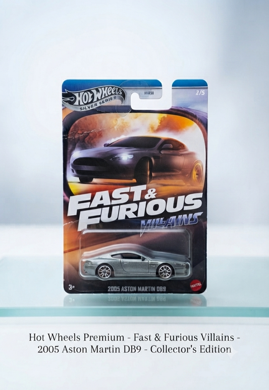 Hot Wheels Premium - Fast & Furious Villains - 2005 Aston Martin DB9 - Collector's Edition