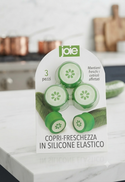 Set 3 Salvafreschezza in Silicone per Verdure – Cetriolo